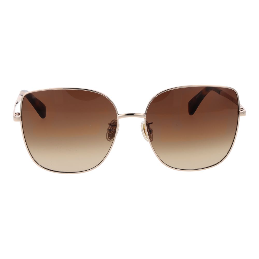 Max Mara Rose Gold Metal Sunglasses