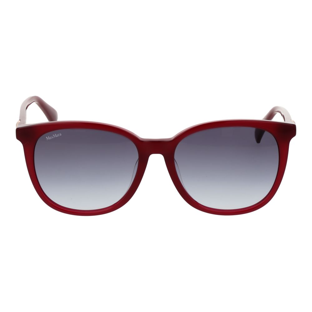 Max Mara Burgundy Acetate Sunglasses