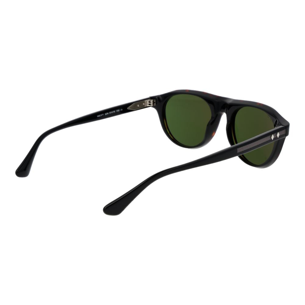 Web Brown Plastic Sunglasses