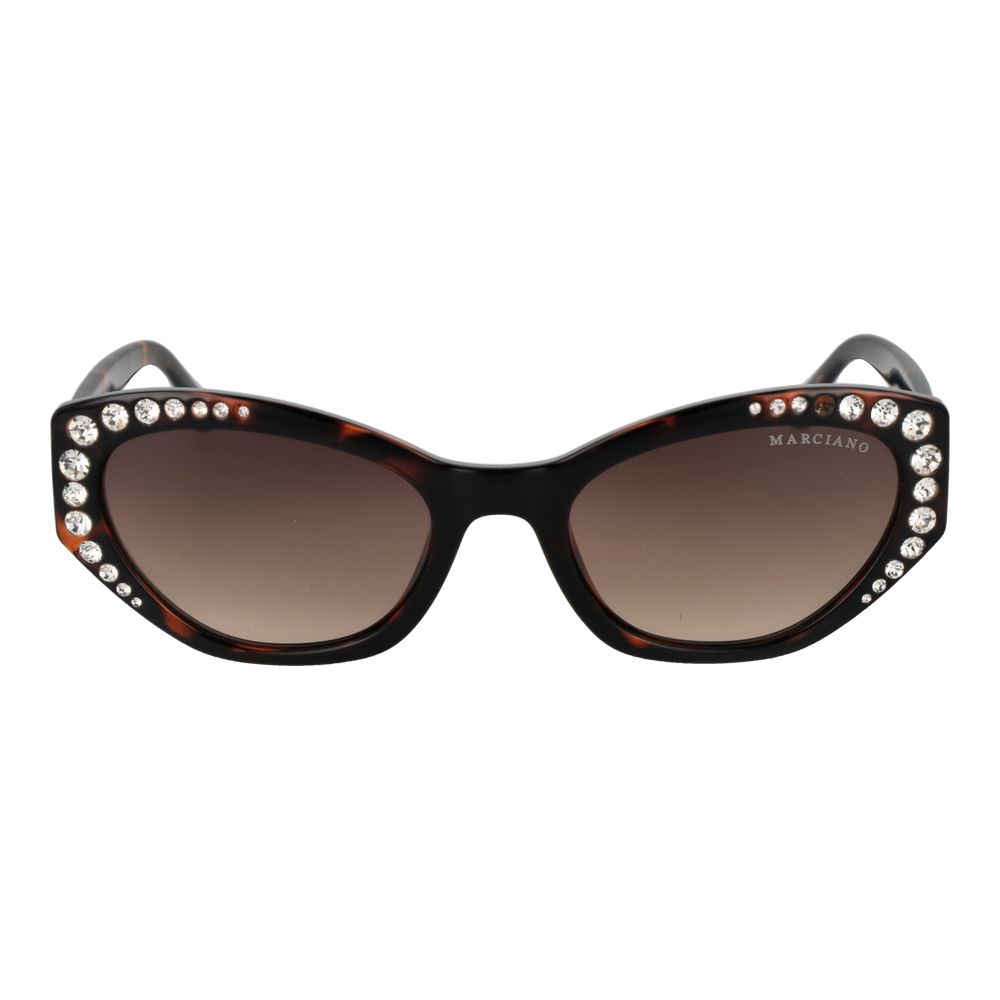 Marciano by Guess Brown Plastic Sunglasses