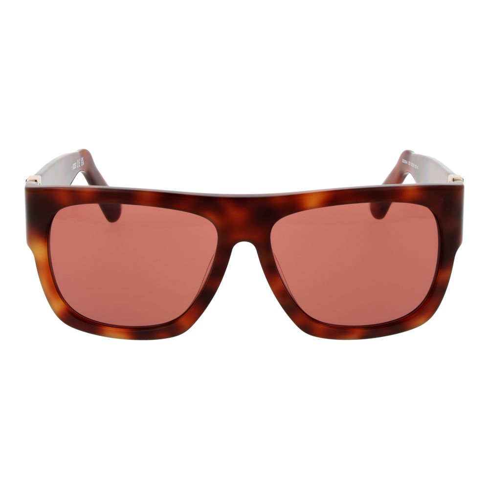 GCDS Brown Acetate Sunglasses