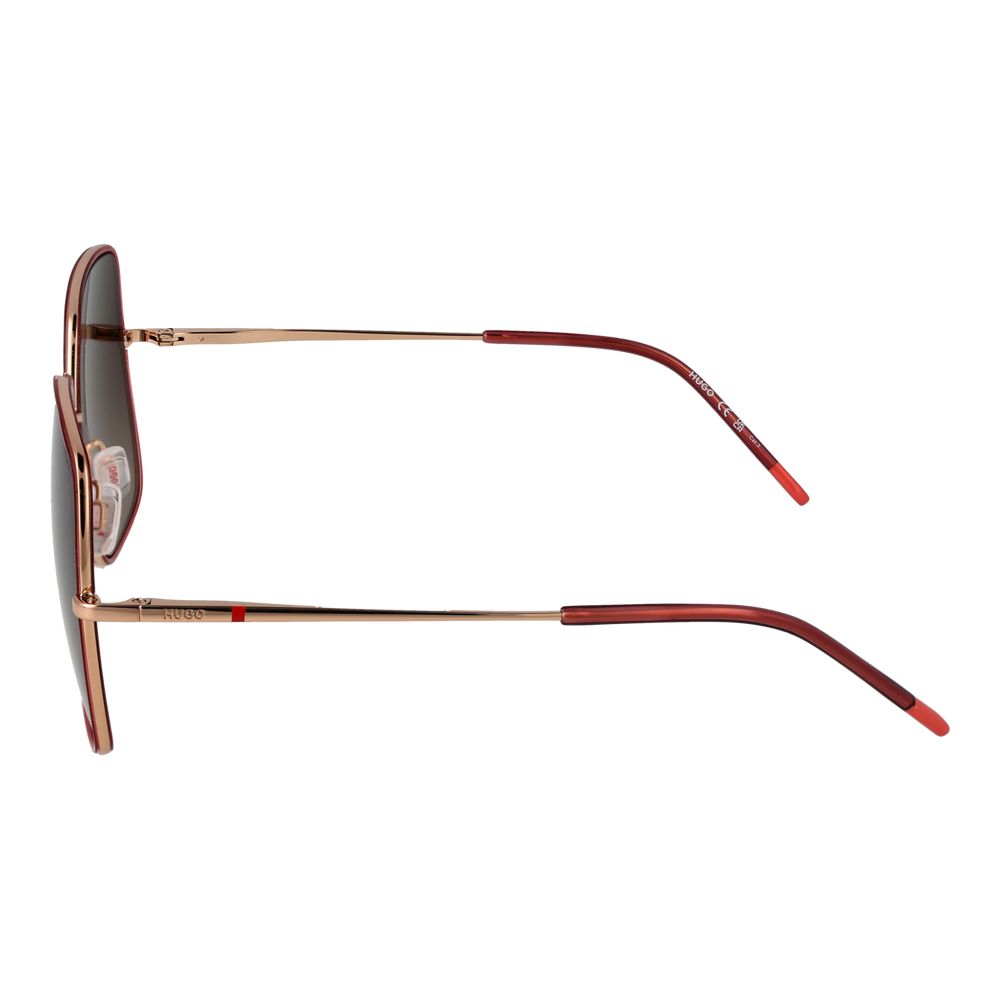 Hugo Boss Red Metal Sunglasses