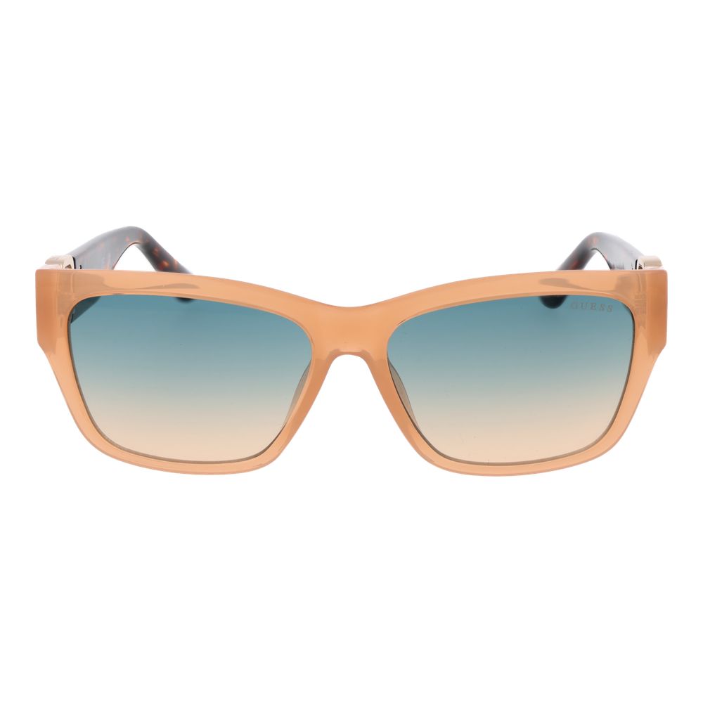 Guess Beige Stainless Steel Sunglasses