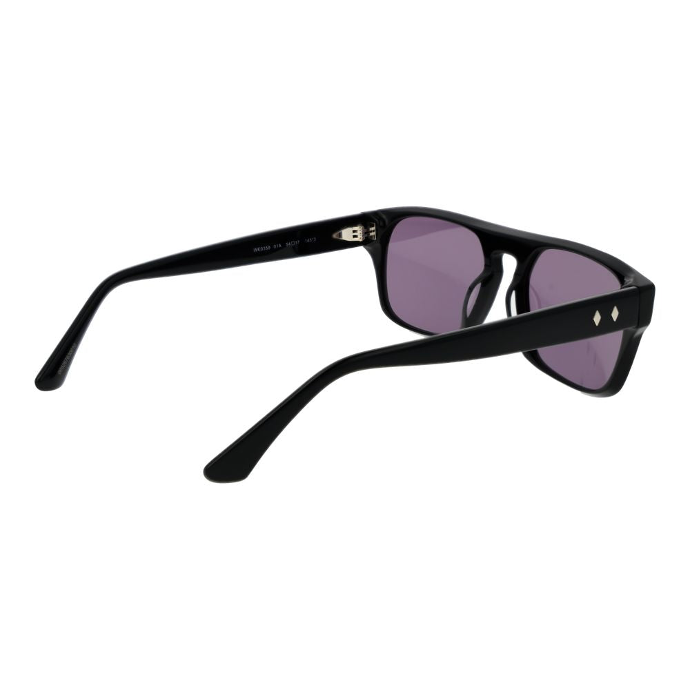 Web Black Acetate Sunglasses