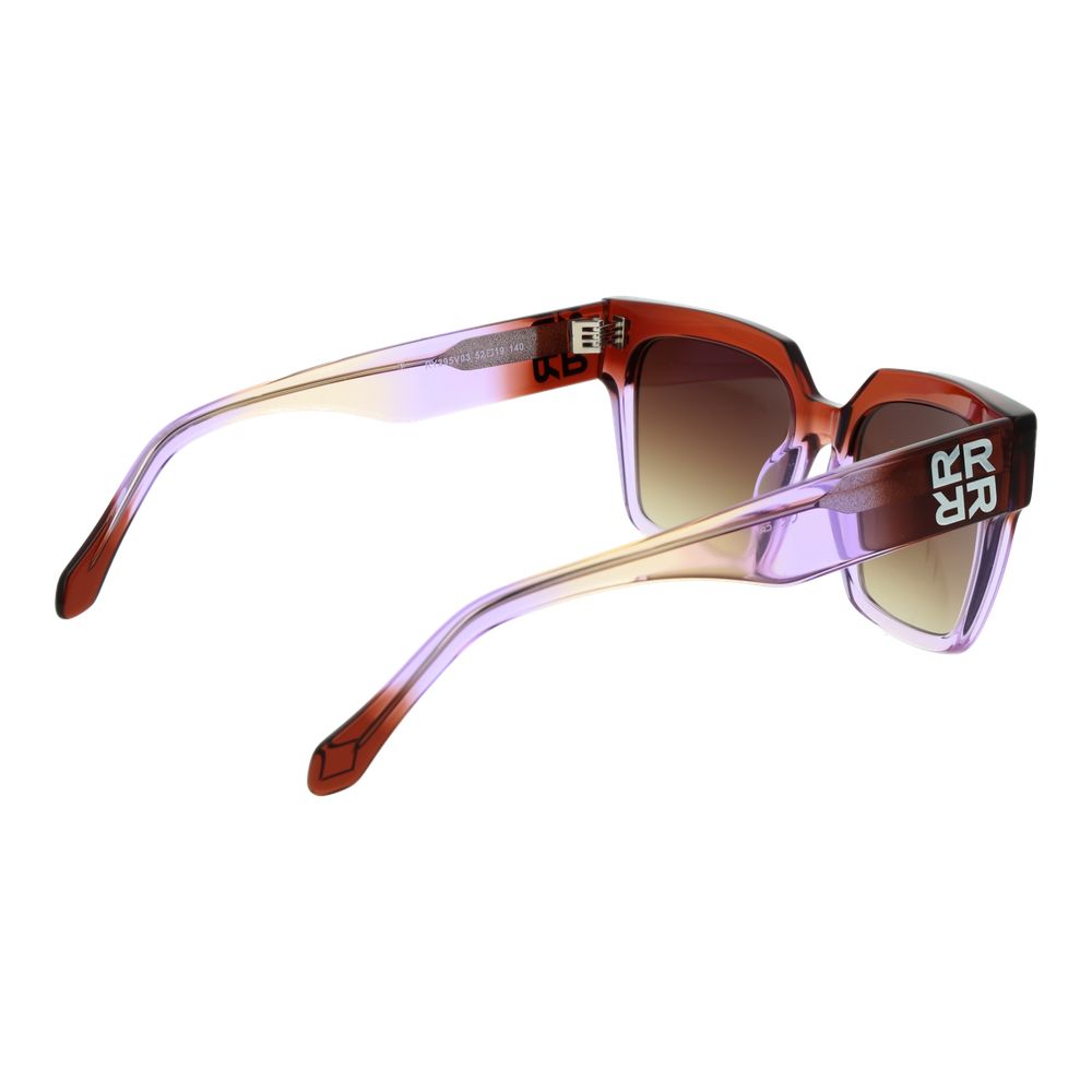 Replay Purple Plastic Sunglasses