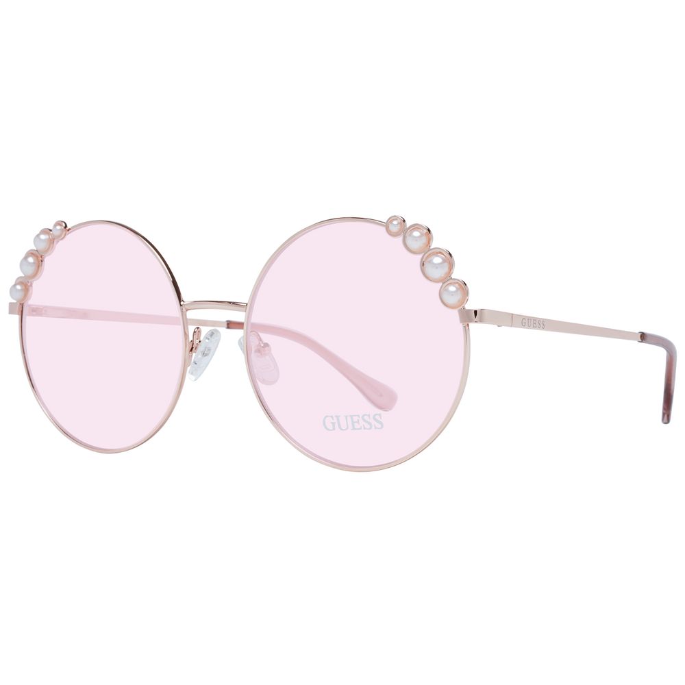 Guess Rose Gold Metal Sunglasses