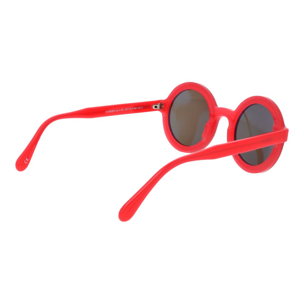 Andy Wolf Red Acetate Sunglasses