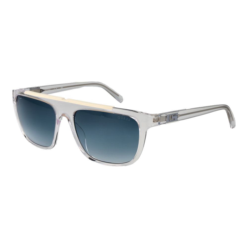 Guess Transparent Stainless Steel Sunglasses